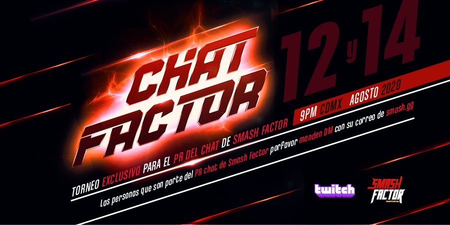 sfactorgaming's tweet photo. Aun estan a tiempo de enviar su usuario de https://t.co/PNT3FCAVIV para agregarlos al torneo #ChatFactor https://t.co/7pnQRQGNin