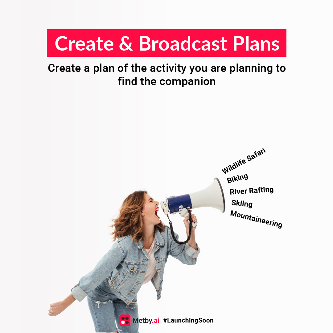 hunkaarapp's tweet image. Create &amp;amp; Broadcast Plans of the activity you are planning to find your compatible companion. 

Click to join ow.ly/Nq9550AWTyV 

#CreatePlan #Planning #Requirements #Metby #LaunchingSoon #Companions #ProductLaunch #FIndPartners #FindBuddies #FindCompanions #JoinTravelPlans