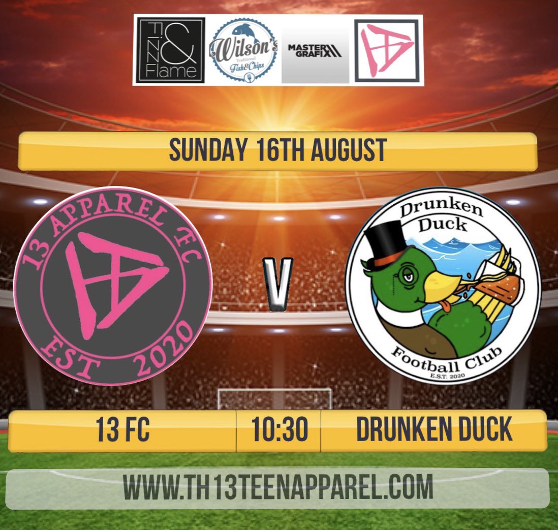 13FC_'s tweet photo. We go again Sunday!
β½οΈ @DrunkenDuckFC
π Rec, Pitch 5
β³ 10:30
πΊ 12:30
#UT13 https://t.co/oaFmJgUrCO