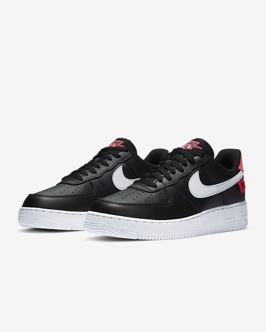 SNKR_TWITR on X: Nike Air Force 1 '07 Worldwide 'Black/Flash