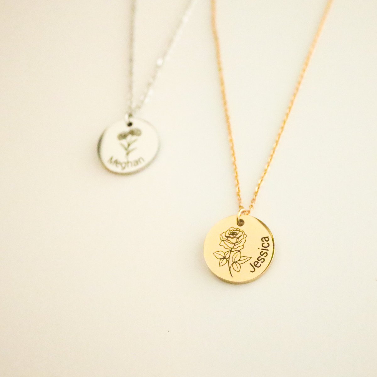 Aimengravings's tweet photo. Personalized Birth Flower Necklace, Wildflower name Necklace, Poppy Necklace, Birthday Gift for Her https://t.co/G7jy4Ywzne