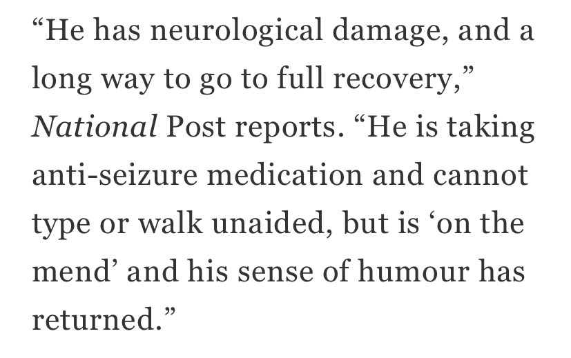 According to Mikhaila, after multiple failed rehab attempts, which she claims almost killed him, Peterson was moved to Russia for “alternative treatments”The unknown treatment put Peterson into a medically induced coma for 8 days & gave him neurological damage