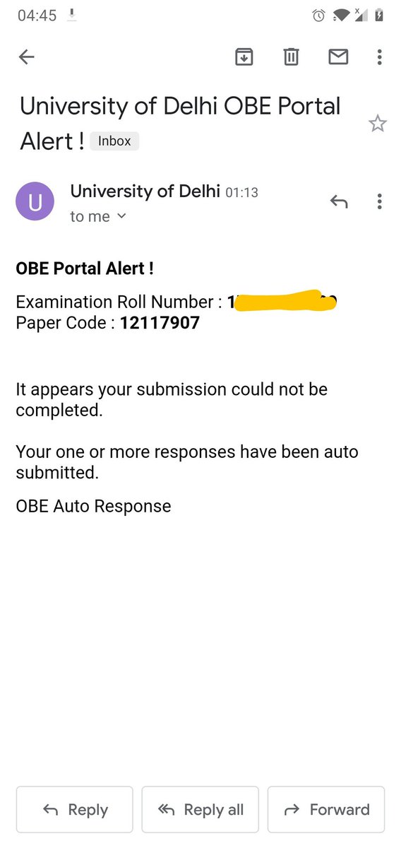 Anshica1894's tweet photo. Legit have a migraine now after seeing this. @advAkashSinha I submitted my answer script via email when the portal crashed but couldn't delete the 2 uploaded answers from portal. Now DU says they have been auto-submitted. Which one will be considered now??? #DUletshelpeachother https://t.co/RPIrNTrUhK