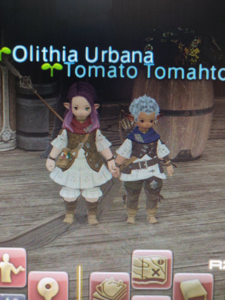 My very first mmo. And Carson and I both coincidentally made lalafell characters.  #FinalFantasyXIV  #FFXIV
