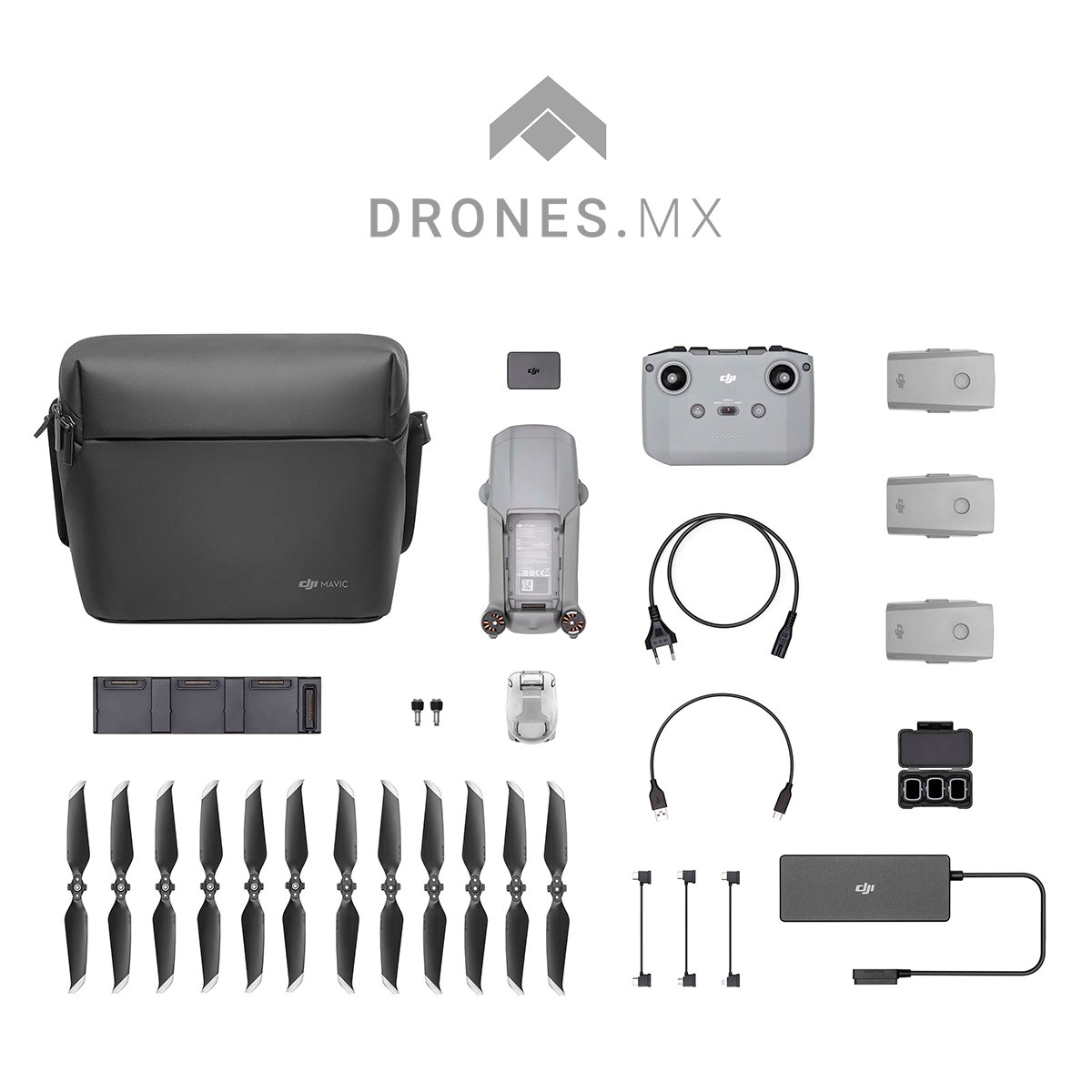Drones_MX's tweet photo. ¿Qué contiene el #drone #DJI #MavicAir2 Combo?

Aeronave 
Radiocontrol 
3 Baterías 
Cargador de Batería
6 Sets de Hélices
Cables de Radiocontrol 
Protector de Gimbal
Sticks de RC
Set de Filtros ND
Hub de carga 
Adaptador de Batería a Power Bank
Maletín de transporte https://t.co/WyOP6mprb4