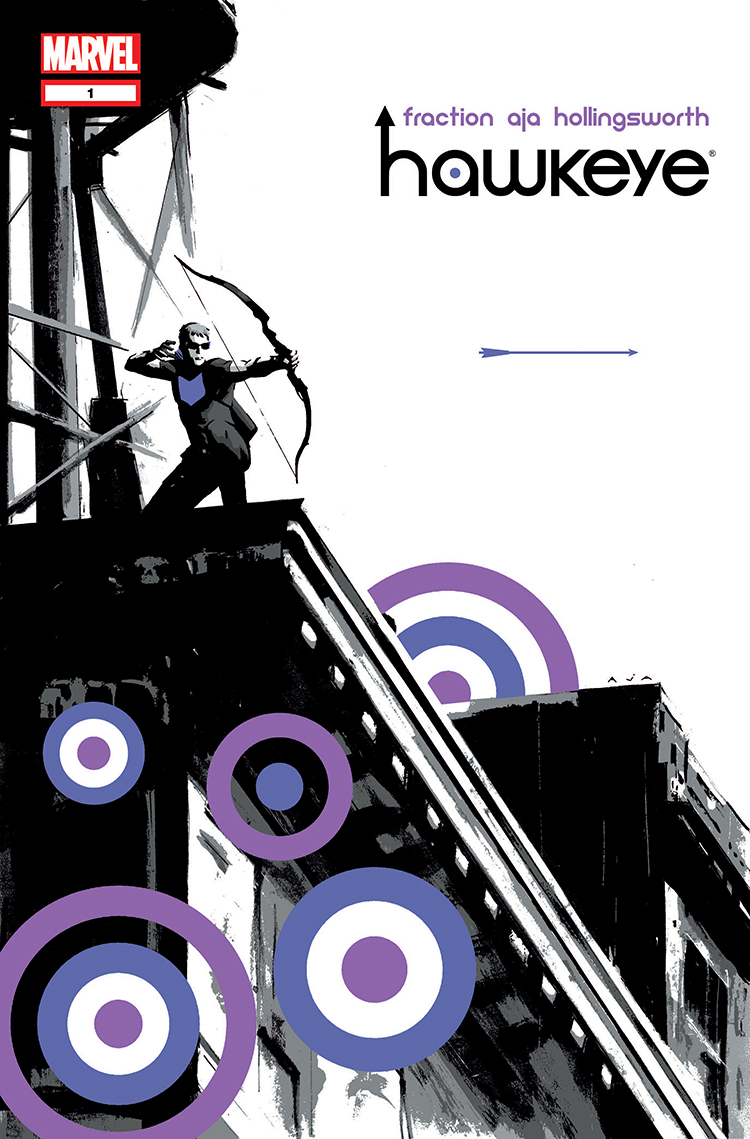 Hawkeye (2011)The writing and the art here really changed Marvel's housestyle in that decade for me, sure, other series were a part of that too like Waid's DD but this is easily the superior one imo.Clint and Kate are interesting for different reasons and this really shows why.