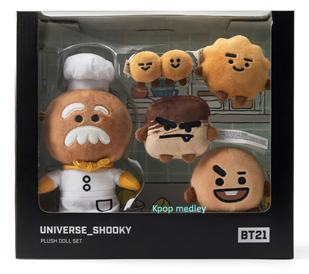 BTS BT21 Official Authentic Shooky Minini Soft Plush Standing Doll