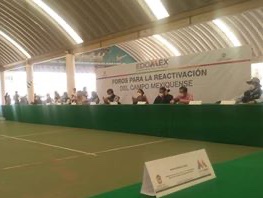 UGRCNEM's tweet photo. En el "Foro de Reactivación al Campo" organizado por el Gobernador @alfredodelmazo y la Sria. @RocioDiazMon nuestra propuesta en coordinación con la Asociación de Empresarios del Norte del Estado de México y la Unión Ganadera fue la creación de la plaza ganadera en #Atlacomulco https://t.co/5A87d0LV1x