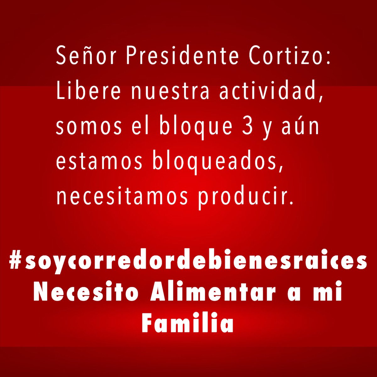 <a href="/NitoCortizo/">Nito Cortizo</a> <a href="/MICIPMA/">Ministerio de Comercio e Industrias de Panamá</a> Somos profesionales comprometidos con nuestro país, motor de la economía, la vivienda es esencial y de primera necesidad y nosotros contribuimos con ello, respetamos los protocolos de seguridad y necesitamos llevar el pan a nuestras casas.