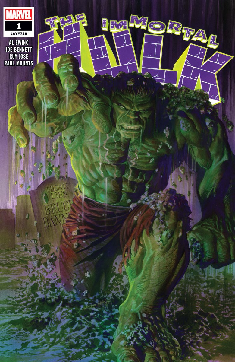 Immortal Hulk The best way to describe the idea of the series is"Let's go back to the roots of the character but also let's forward and go nuts with it".By end of the run it might very well be the best run of the character which is something big already.