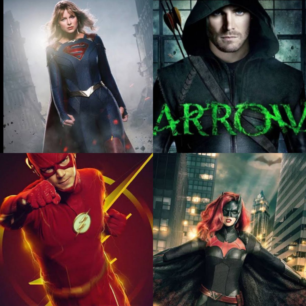 AySeries's tweet photo. Obrigado @TheCW por essas series incríveis❤😍😊

#Supergirl #Arrow #Flash  #Batwoman ❤❤❤❤❤ https://t.co/3cuweN6t6g