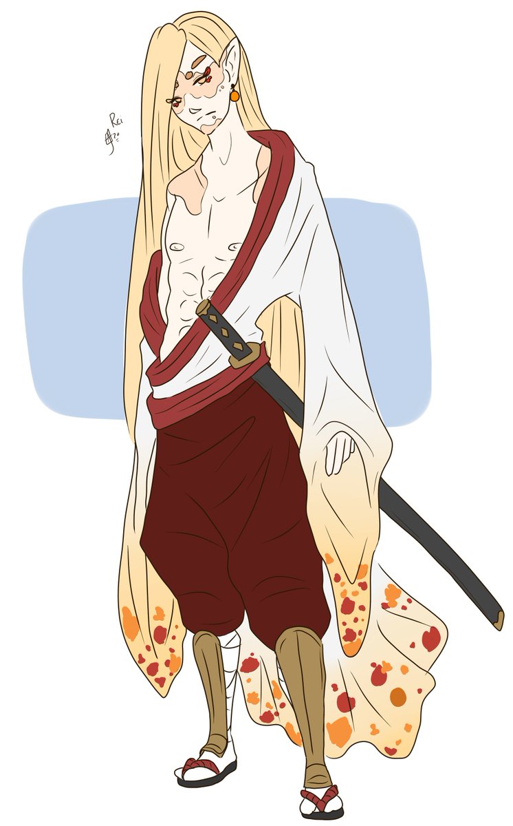 FoxnBones's tweet photo. I keep forgetting this twitter exists! Then I'm like "OH SHIT I GOTTA POST SOMETHING!" Which leads to me sketch bombing so that my twitter is entertaining. Whoops. Haruko @x_AshesandGhost  Half Monkey Demon and my Half Koi Demon, Rei. #ArtistOnTwitter #artists #artistsoftwitter https://t.co/LCUgZK5DhL