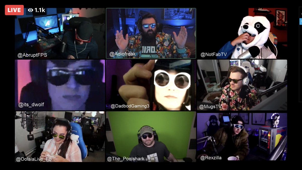 titka_jonathan's tweet photo. When all your favorite streamers on in one stream!! #prostreams #facebookgaming https://t.co/R45Zhw3S3u