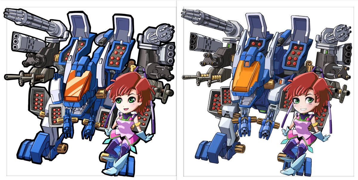 PillowDS's tweet photo. Going back to work on my first 3 ZOIDS designs. Hereβs one of my favorites redrawn. Is it an improvement <3
-
#zoids #gunsniper #gunpla #art #illustration #fanart #artistsontwitter https://t.co/kLeypVtFDj