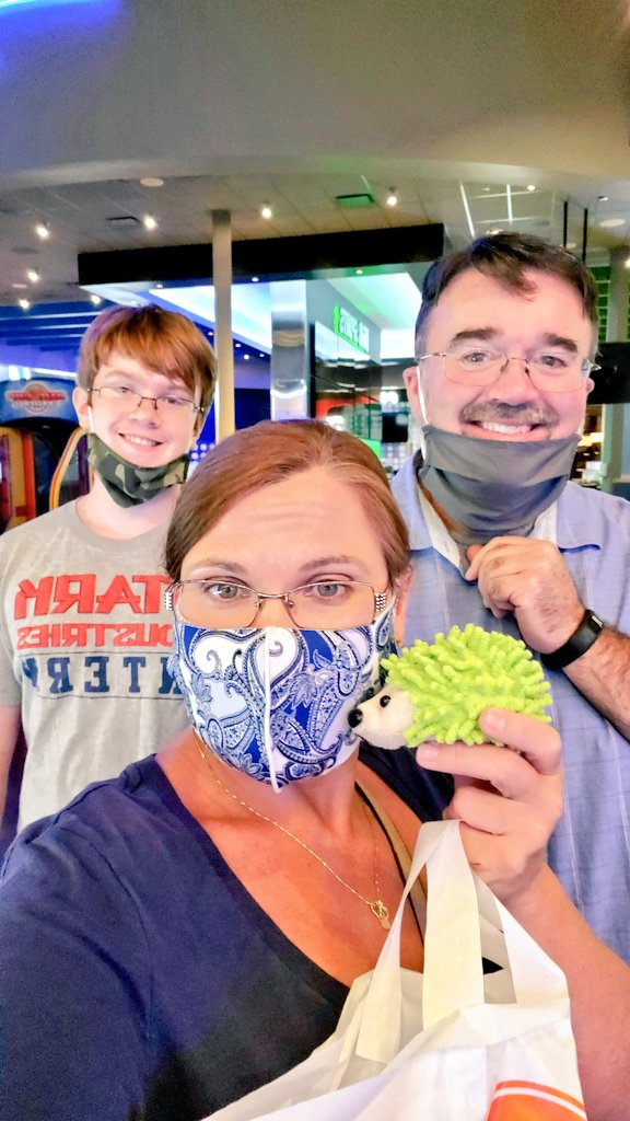 JoeysIrishPower's tweet image. Twas the night b4 the 1st Day of HS Freshman year via Digital L. so I wanted to have fun w/my guys &amp;amp; a 1.5 hr wait for 1/2 price Tues @Topgolf was meh, so we went to an empty @DaveandBusters They won me a lil hedgehog &amp;amp; stashing the points for a &quot;big&apos; prize #SocialDistancingFun