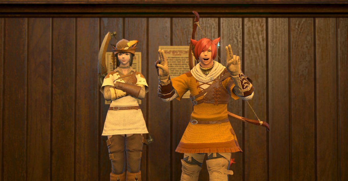 hanging out with the only npc from the archer quests :) so happy there isnt anyone else involved with them :) just me and leih :)