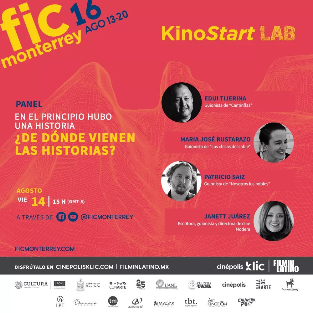 EduiTijerina's tweet photo. Les invito a este #panel del #KinoStartLab del #Festival #Internacional de #Cine de #Monterrey 2020
#Writer #WritersLife #Script #KinoStartLab #FICMty #ScriptDoctor #Screenplay #Screenwriter  #MasterClass #Workshop #Film #FilmFestival #PalomeraGroup #PalomeraTalent @palomeragroup https://t.co/KnFZsaz2OP