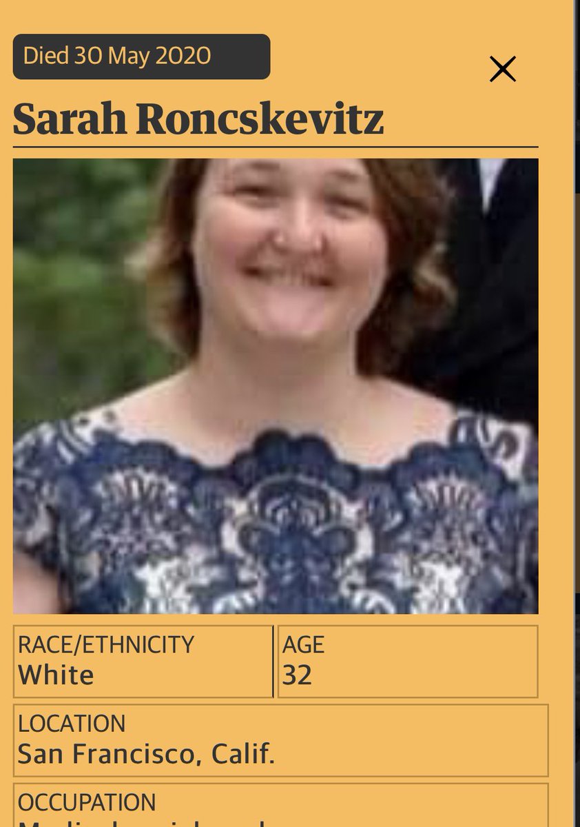 The median age of the confirmed victims in the database is only 57. And a number were under the age of 30, like Joshua Obra, 29, who worked in a nursing home with his younger sister and was adored by co-workers for always thinking of them, bringing them boba on busy days.