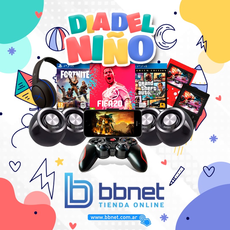 bbnetok's tweet image. Se acerca el día del niño y en @bbnetok tenemos todo tipo de regalo para ellos.
Si no podes acercarte a nuestro local no hay problema, tenemos nuestra propia página web. Ingresa a bbnet.com.ar y mira todos los productos disponibles 🙌🏻
ENVÍOS A TODO EL PAÍS📦🚚
