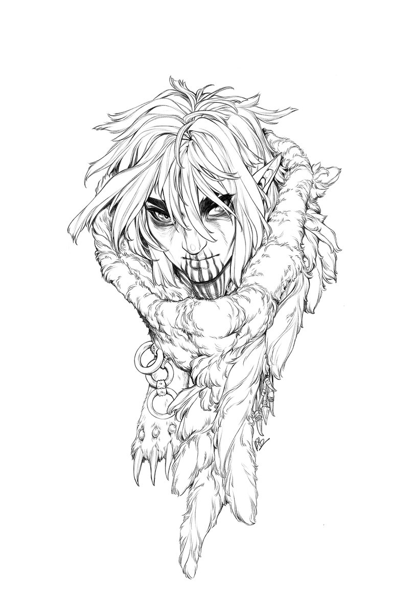 deerlordhunter's tweet photo. #faceyourlineart I could fill this whole damn tag. BLESS. https://t.co/MenCEBt9lr