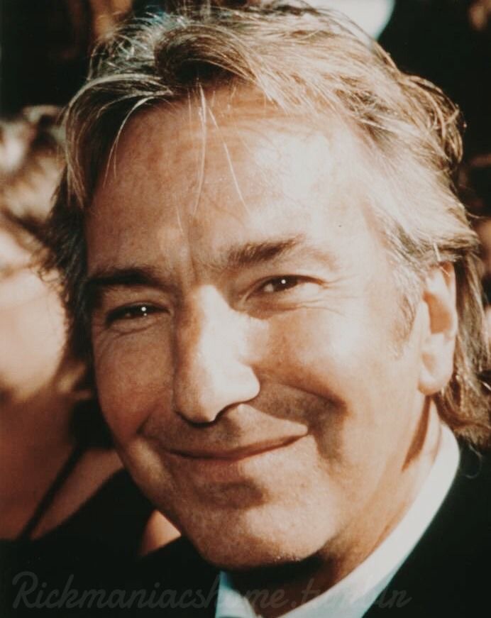 — a thread of alan rickman smiling to boost your serotonin 