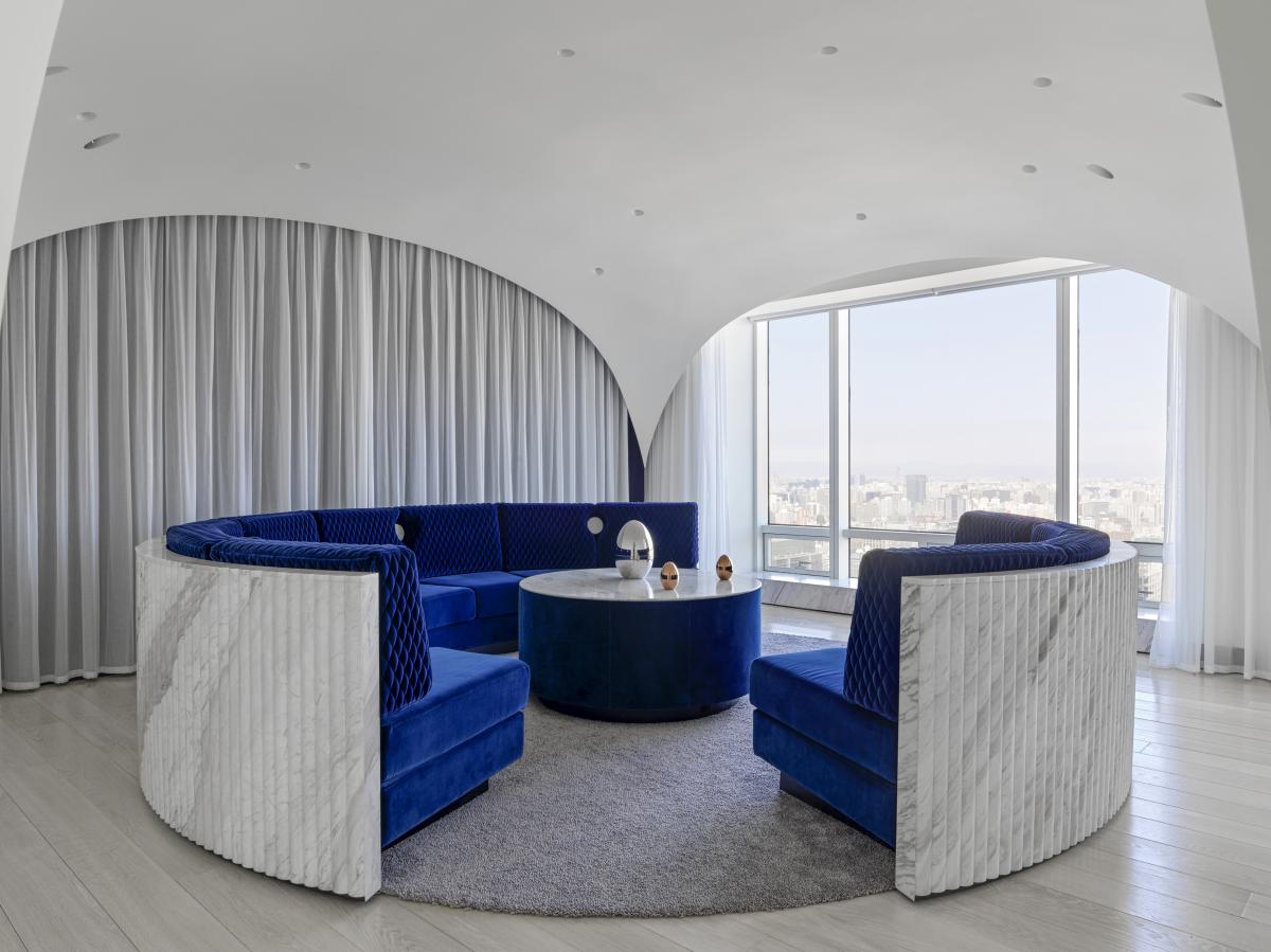 discoverbeijing's tweet photo. Adam Sokol carves out a dreamy domed interior for a Beijing apartment. Mosaics and mirrored tiles adorn this luxury interior architecture in the Chinese capital city. https://t.co/SSPjKVtczR https://t.co/hjuO28nuFc