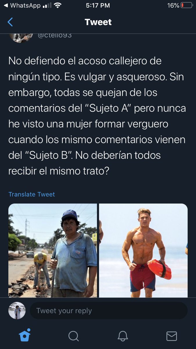 obreroserio's tweet photo. quien dice que yo ando acosando a la mujeres respete https://t.co/J3mj6YgDqd