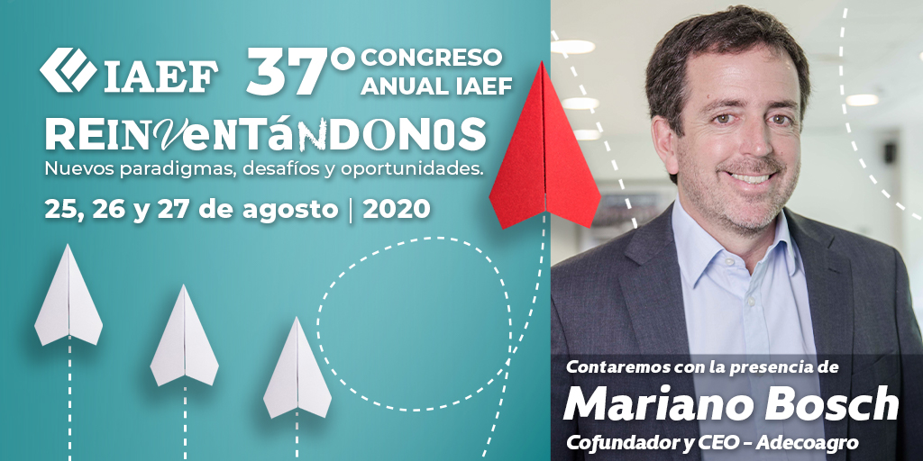 IAEF_oficial's tweet image. Ya podés inscribirte en el 37° #CongresoIAEF ‼️
🖥️ Un nuevo encuentro virtual #IAEF #Online ⭕
🗓️ 25, 26 y 27 de Agosto

✏️ Inscribite  iaef.org.ar/congreso
@mariano_bosch @adecoagroarg 
@MarshGlobal @PUENTEtweets @PwC_Argentina