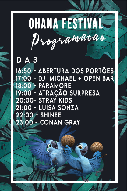 ATENÇÃO! Está aberto a venda do TERCEIRO e ultimo lote do Ohana Festival! Garanta já o seu e venha para a nossa festa! 

𝘍𝘦𝘴𝘵𝘢 𝘦𝘮 𝘐𝘱𝘢𝘯𝘦𝘮𝘢, 𝘮𝘦𝘶 𝘢𝘮𝘰𝘳.

Compre seu ingresso aqui: docs.google.com/forms/d/1LtC48…