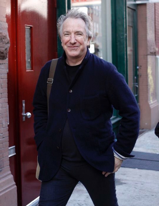 — a thread of alan rickman smiling to boost your serotonin 