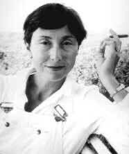 Women writers looking bored and holding a cigarette, part 54 in a series: Julia Kristeva