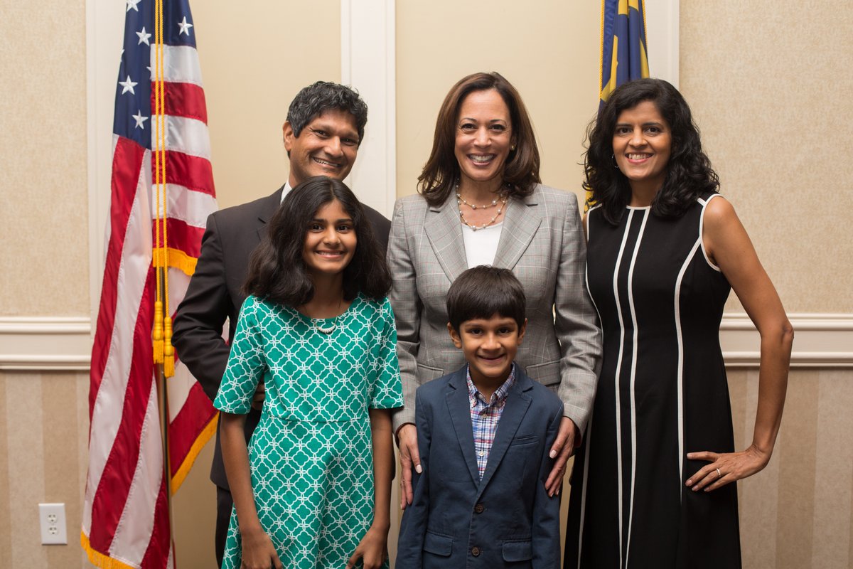 jay_chaudhuri's tweet image. This afternoon is an emotional moment: To bear witness to @JoeBiden&apos;s announcement of @KamalaHarris as his running. #VPPick 

It shatters glass ceilings - the 1st African American woman AND 1st South Asian woman. An HBCU grad who will mobilize the Divine 9 across the country.
