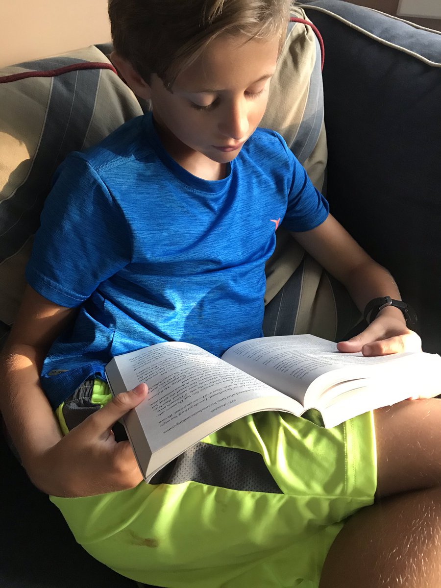 Wrapping up book 4 and of The Heroes Of Olympus #JacksonAveReads <a href="/rickriordan/">Rick Riordan</a> #HeroesOfOlympus