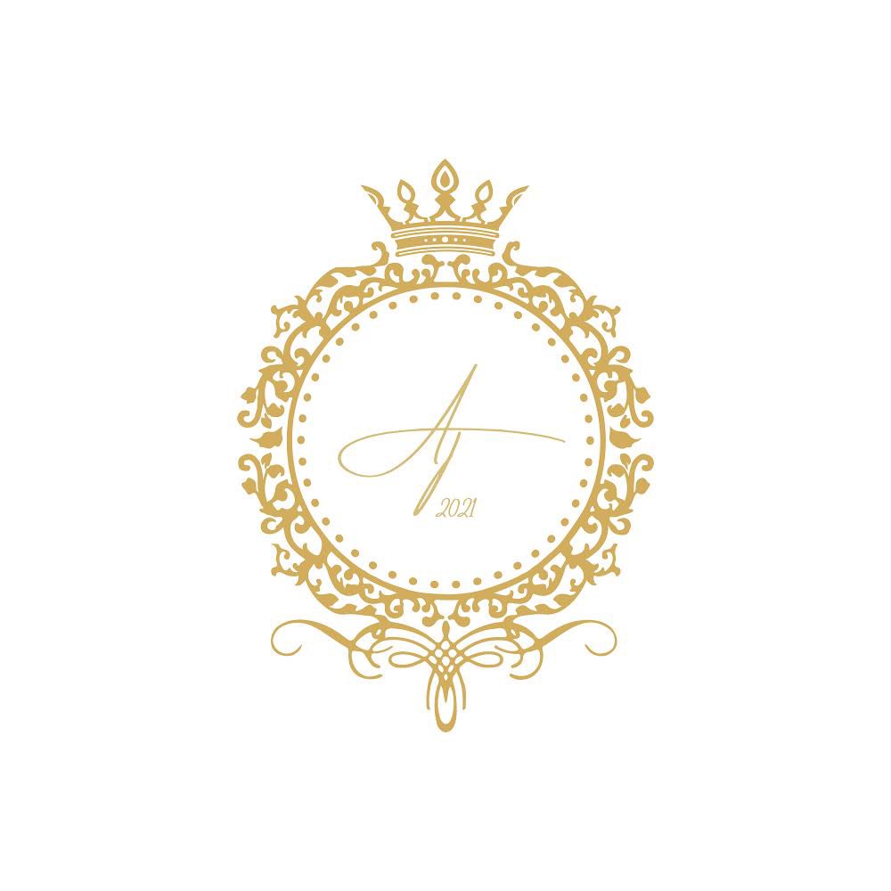 Emblem created for a client for her wedding in 2021! This is going to look incredible on personalised invites 😍 #graphicdesign #graphicdesigner #emblem #logo #branding #weddinginvite #weddinglogo #illustrator