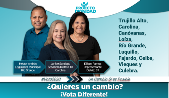 JaniseSantiag13's tweet photo. Hoy más que nunca nos reiteramos en nuestro deseo de trabajar por un mejor Puerto Rico.
No podemos seguir confiando en los que nos han defraudado una y otra vez.
#Votadiferente
#UnCambioSíesPosible
#PRDigno
#ProyectoDignidad
#SanaGobernanza https://t.co/qwhxAJNcna