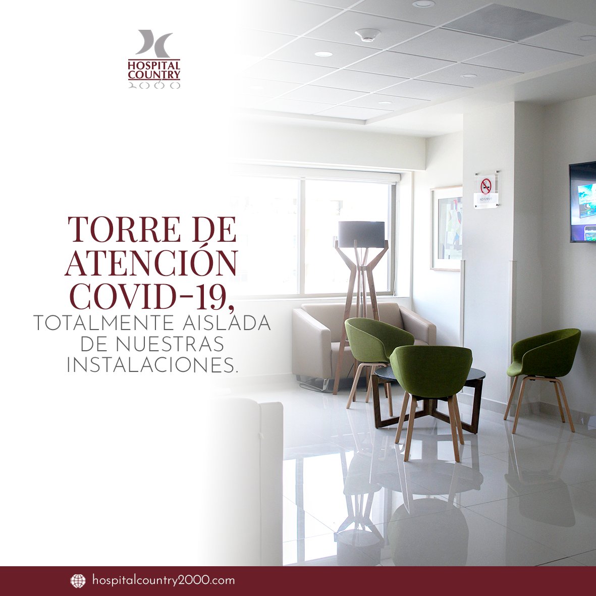 Enfocados en cuidar de todos nuestros pacientes, las instalaciones de cuidado COVID se encuentran totalmente aisladas de nuestro hospital además de contar con personal único.