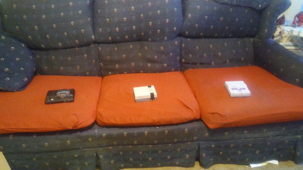 Akron90sGamer's tweet photo. So 42 #SegaMini games weren't enough. Had to get 52 more. #Nintendo #NESClassic #SNESClassic #retrogamer #RETROGAMING #RetroGames, collecting mini consoles. All that's left is #Turbografx16 and possibly #Playstation Now how to install all them. #NotEnoughHDMI https://t.co/k8dahkQiTa