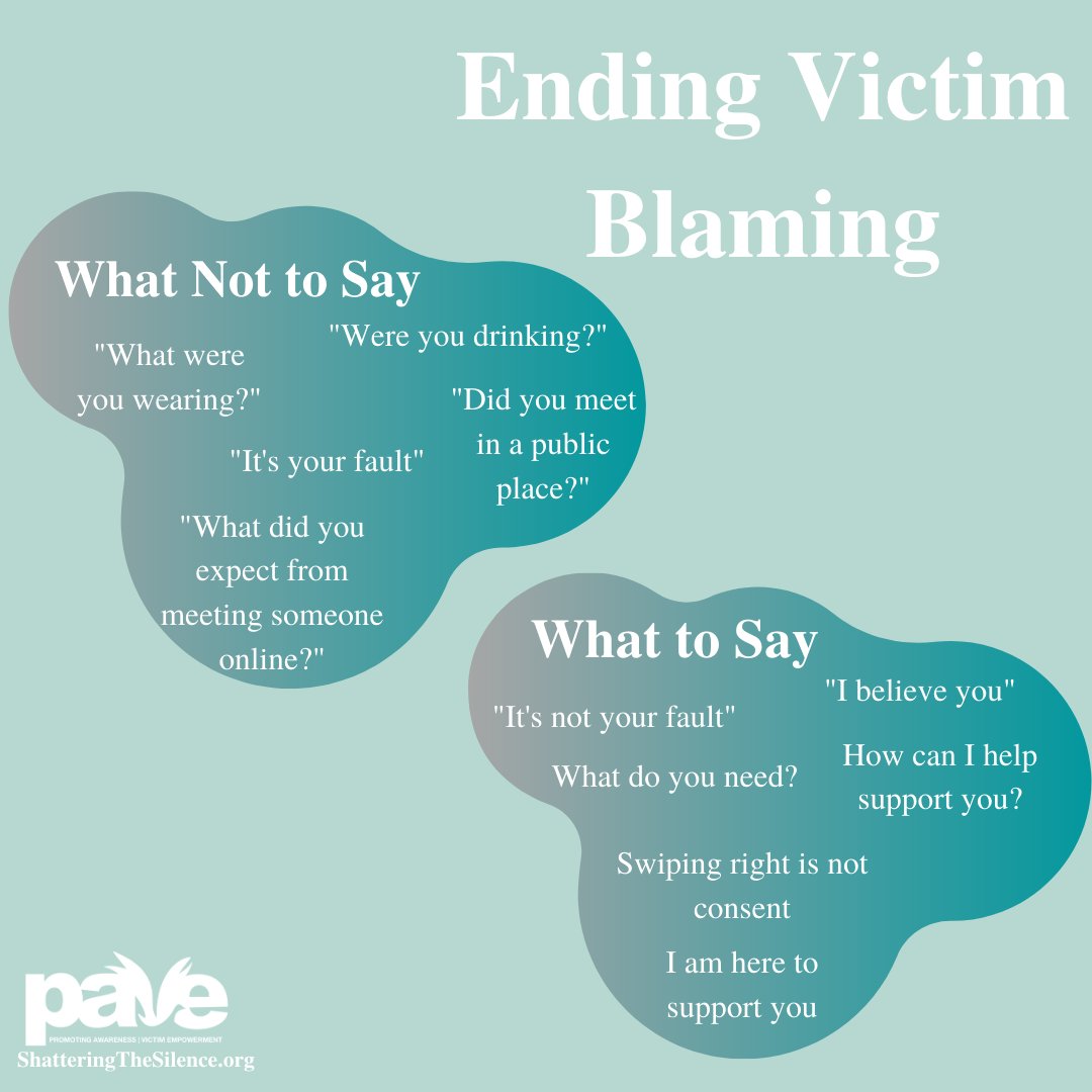 Survivorsdotorg's tweet photo. #TakeBackTheSwipe day of action 2 is all about eradicating victim blaming.
Victim blaming can be deeply harmful to survivors of sexual violence, it is important to avoid it in order to best support survivors.
For more information, please visit https://t.co/r4Z6ZRKpQ4! https://t.co/zKdyUEtZrH