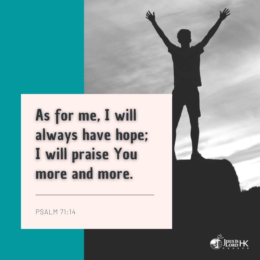 jilhongkong's tweet photo. Always hoping; always praising.
My God’s faithfulness is everlasting.
I don’t have to worry about anything.
I have Jesus, I have everything!

#iHope
#JesusIsLord
#OneInChristService
#ThankYouLordJesus
#HESUSDiyosNgHimala
#AlwaysHoping
#AlwaysPraising https://t.co/7gpbu4TQUR