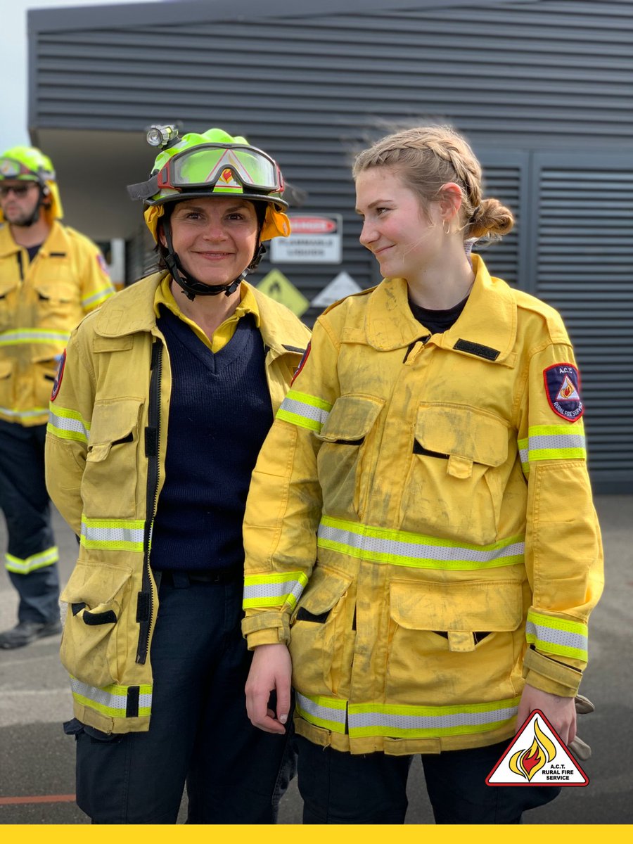 ACT_ESA's tweet photo. Meet one of our volunteer firefighting duos – Mum &amp; daughter Charlotte and Celeste! 

Since the age of 10, Celeste has eagerly watched her mum make life-long friends and help the local community as an @ACTRFS member. 

Full story: https://t.co/B1i4Hn9evI

#ACTRFS https://t.co/A66ntRhjOO