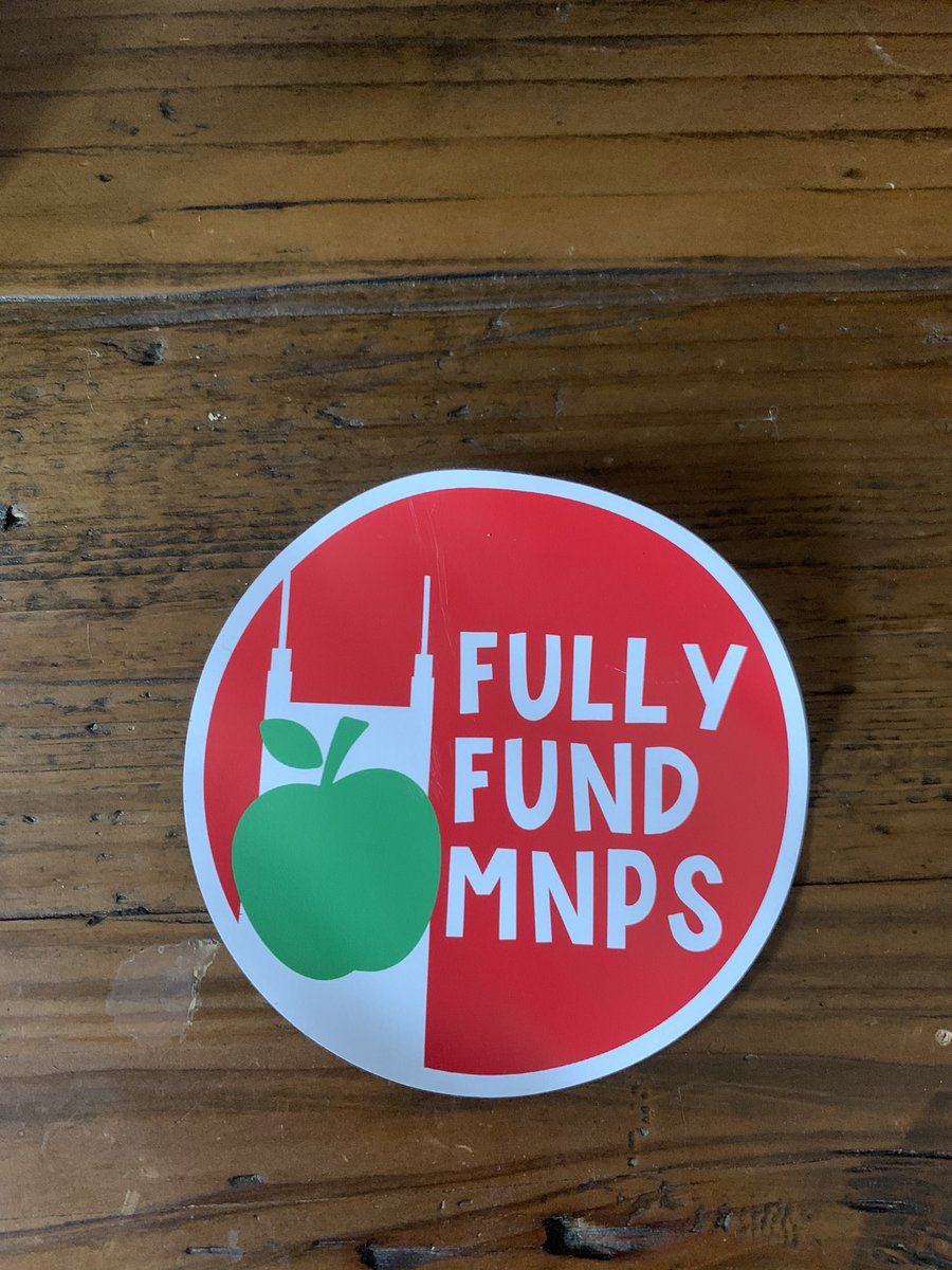 basalticcraver's tweet photo. Do you think the person that stole my #fullyfundmnps magnet off my car wanted it for themselves bc they loved it or bc they really hate the idea of operational public schools? #mnps #publiceducation #IHaveMore #couldveasked #ISupportTeachers #Red4ed https://t.co/N8M2Dk2V4a
