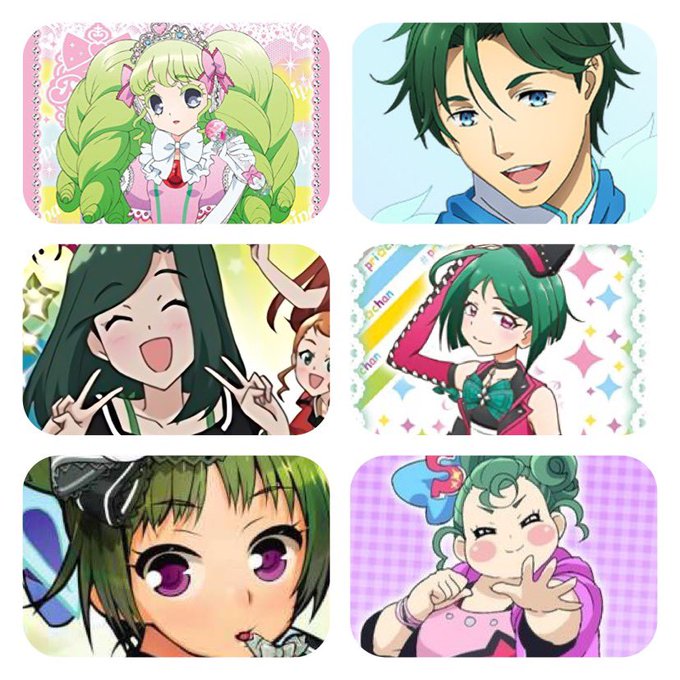 緑髪のtwitterイラスト検索結果