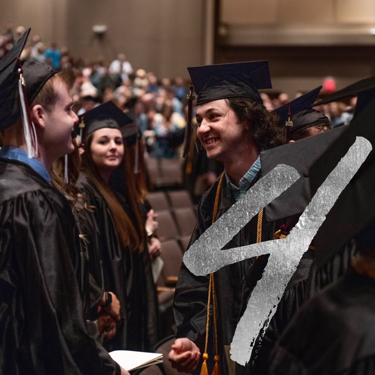 EvangelUniv's tweet photo. Four more days until commencement! 🎓 #EUGrad2020 #LifeAtEU https://t.co/AuapLslg5A