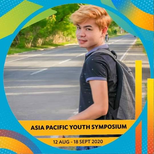 HAPPY INTERNATIONAL YOUTH DAY!

I am Van Jorain Rufin, a youth change maker from the Province of Davao Oriental, Philippines. I am so excited for #APYS2020! @YouthForAsia @ADB_HQ

#Youth4GlobalAction
#YouthforAsia
#NewProfilePic