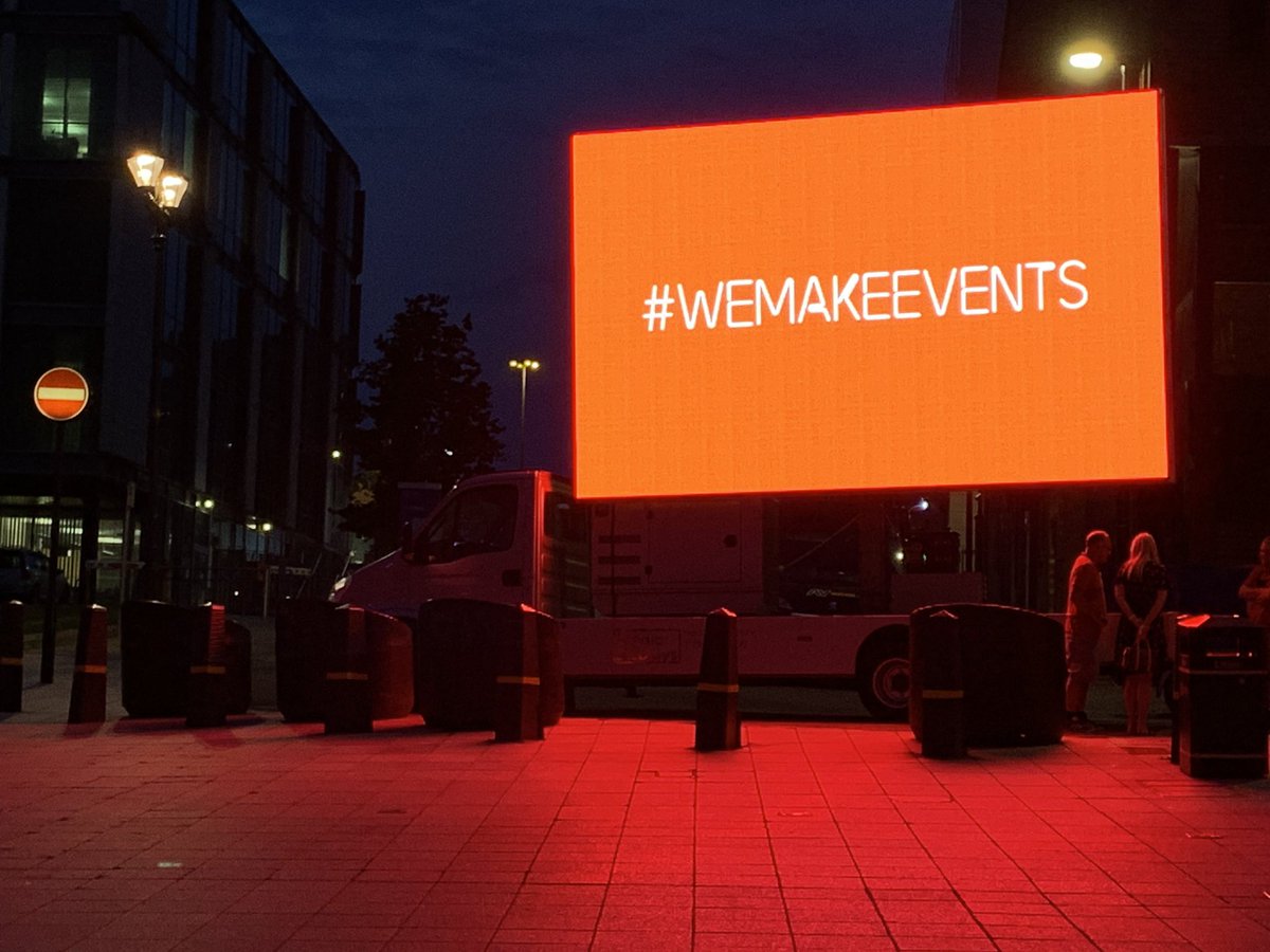 sounddept's tweet photo. Well done Leeds despite restrictions #WeMakeEvents   @Events_Leeds  a valuable small part of a fine national effort. Looking forward to all your future events in the city @LeedsCC_News when it’s safe to do so (assuming we are all still here to make them happen). https://t.co/eNLiNFmCv5
