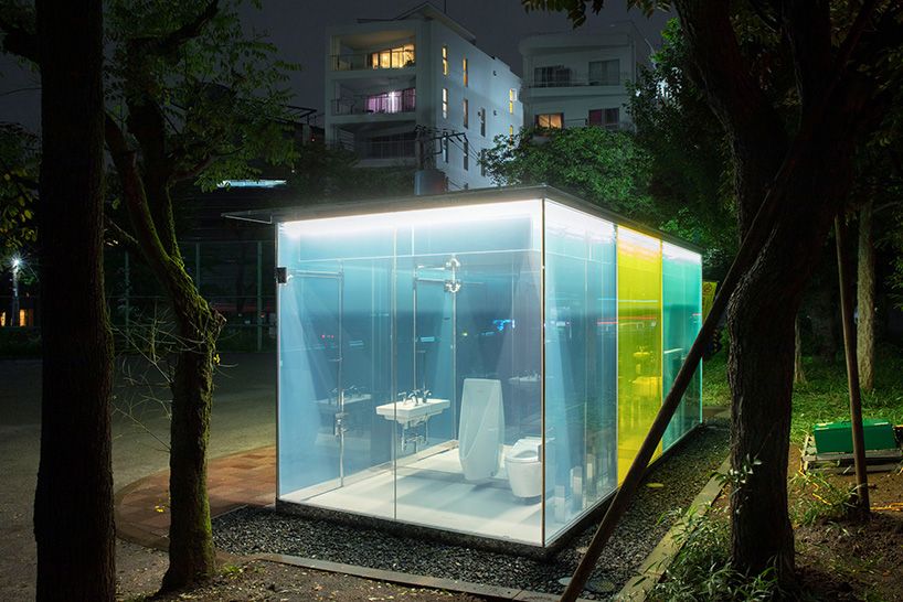 Designboom On Twitter Shigeru Ban S Tokyo Toilets Feature An Exterior Glass That Turns Opaque When Locked Https T Co De0zruplm3