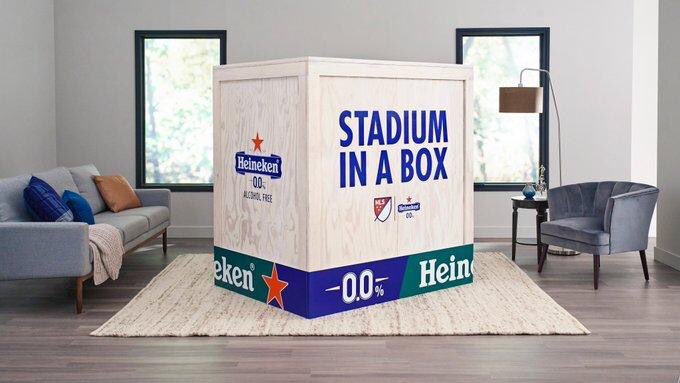 Finals tonight PORvORL #MLSisBack and I’m prepared with #Heineken 0.0 in hand!

Here's your chance to win a Stadium in a Box packed with beer gear, eats and a real stadium seat. Just tag <a href="/Heineken_US/">Heineken US</a> w/ #CheersFromHome and #promo. #ad NoPurNec 21+ Rules: HeinekenCheersFromHome.com