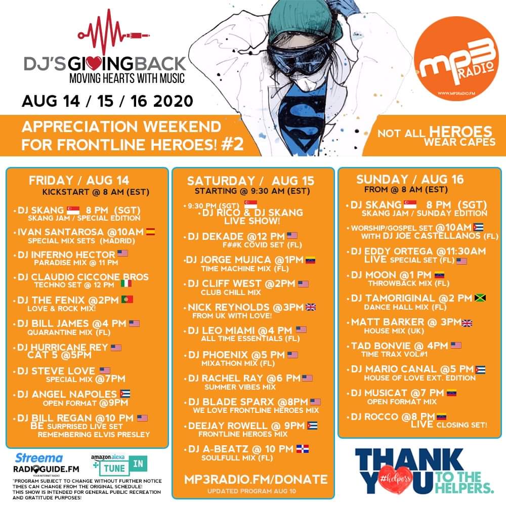 DjCicconeBros's tweet photo. #DjClaudioCicconeBros catch me
LiveOnRadio&StreamingFaceBook
#MinimalTech #techhouse #Techno
Wed.12/08 #TechnoHour on @mp3radiofm 8pm๐ฎ๐น
Fri.14/08 #DjsGiveinback https://t.co/7M2KTCVFaK 6pm๐ฎ๐น
Sat15/08 on fbpage #DunbartonshireDjSession 9pm๐ฎ๐น
Sunday On #UgcRadio SundayVibe 4pm๐ฎ๐น https://t.co/d3fQuE7RBA
