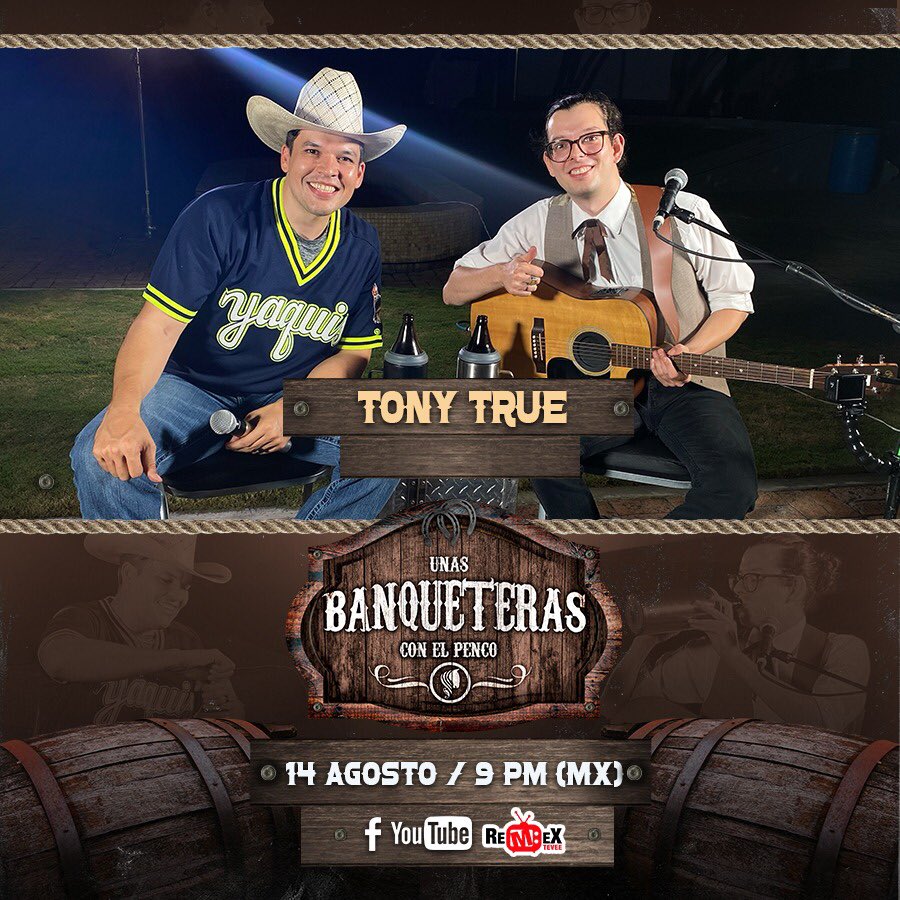 tonytrueoficial's tweet photo. Este viernes se va a armar el Live y las cahuamiles banqueteras con el buen @LeandroRiosMx por el Facebook y YouTube de la raza de @RemexTevee ... Una entrevista de esas que no quieres que se acaben, Gracias Compadre por la invitación! Si señor!
.
#TTTT #banqueteras #tonytrue https://t.co/QzbbkMmlvg