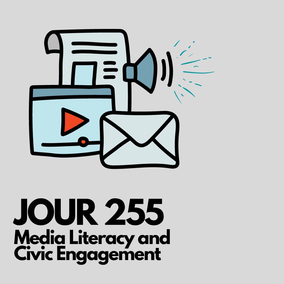 Looking for a few more units to round out your fall semester? JOUR 210: Popular Culture, Mass Media, and American Values (3 Units) and JOUR 255: Media Literacy and Civic Engagement (3 Units) still have room for anyone who’d like to enroll! #chicostate #wearechico #cme #jour